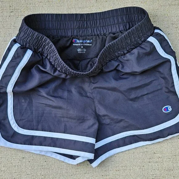 Champion Authentic Athletic Wear Women Shorts Black Sport Short Shorts Size M - Picture 4 of 8